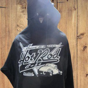 *SOLD* Steve & Barry's Hot Rod Cafe-Black Sweatshirt-Sz L